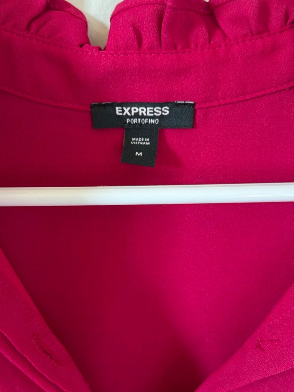 Express Ruffle Neck Blouse - Picture 2 of 4